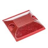 Road Pavement Marker - Commercial Grade Reflective Road Stud (Red) [並行輸入品]