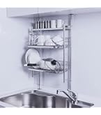 Amazon｜TUBASAN 公式ショップ 燕三条 突っ張り 水切りラック シンク上