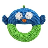 Dandelion Hand Crocheted Ring Rattle, Owl (Discontinued by Manufacturer) by Dandelion [並行輸入品]