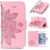 iPhoneSE iPhone5 5s ケース UNEXTATI 落下防止 耐衝撃 液晶保護 手帳型 保護カバー カード収納ホルダー付き スタンド機能 高品質 手触り良い iPhone SE iPho