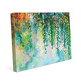 マラカイトドレープWisteria抽象水彩壁アートプリント 16x20 TRE0000066CAN16X20TXX