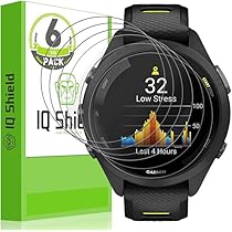 Garmin Forerunner 265S Running Smartwatch - Black and Amp