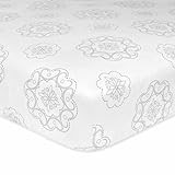 Ruffled Medallions Crib Fitted Sheet - different from sheet in set by Triboro [並行輸入品]