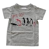 jeans b. 2nd　PENGUIN　T シャツ(杢グレー) 80cm