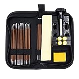 monkeyjack 18pcsストーン彫刻刀ツールセットハンドツールホームストーン彫刻ツール