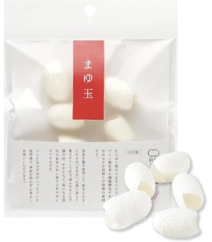 Amazon | Morikuru(もりくる) 繭玉 天然 シルク 絹 100% 18個入り 角質
