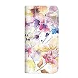 mitas TORQUE G2 KYV35 ケース 手帳型 ベルトなし 水彩 花 フラワー A (197)NB-0221-A/KYV35