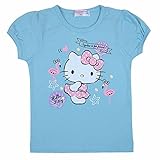 サンリオ 半袖Tシャツ ハローキティ マイメロディ 子供 コスパ fo-ht02 120cm キティ/ブルー
