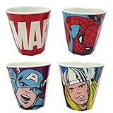 メラミンカップ4Pセット (コップ) MARVEL マーベル (ORMV)