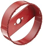 Morris Products 13492 Recessed Lighting Hole Saw - Carbide Grit, 4-3/8 Diameter, Used With Juno, Cap