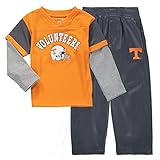 テネシーボランティア幼児用充電器長袖Tシャツ&パンツセット オレンジ