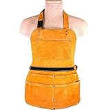 7ポケットレザーエプロンConstruction Carpenterツールベルト