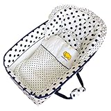 バッグ＆クーファン | 5WAYクーファン ゾウさんといつでもいっしょ ドットのデザイン （ パウォーン ・ ホワイト ） Made in Japan （ 日本製 ）