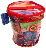 Verdes Toys, Soft & Safe Foam Building Blocks, Set of 100, (77367) [並行輸入品]