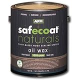 AFM Safecoat Naturalsオイルワックス仕上げ、クリアガロンCan 1 /ケース