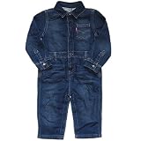 リーバイス Levi's 男の子用ストレッチデニムのお出かけ用襟付きジャンプスーツ (18months(78-83cm)) [並行輸入品]