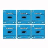 Printerfield 6個パック 互換電卓プリンタリボンインクローラー IR40 IR-40 XE-A101 XE-A102 XE-A106 XE-A110 XE-A120 レジインクローラー - ブラック