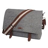 Ducti 10335GY Ducti Hell Storm Felt Utility Messenger Bag - Grey