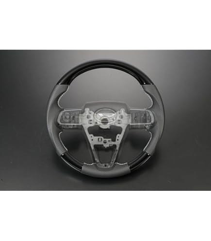 Amazon | 純正交換 コンビステアリング ブラックレザー ガングリップ