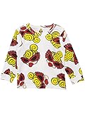 (マイファーストヒステリック) MY FIRST HYSTERIC オーガニックコットン CHEEKY FACE総柄 長袖Tシャツ 90cm ホワイト