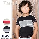 (ディラッシュ) DILASH半袖プリントＴシャツ/夏 100 ネイビー