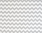 SheetWorld Fitted Pack N Play (Graco) Sheet - Grey Chevron Zigzag - Made In USA by sheetworld