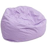 Oversized Lavender Dot Bean Bag Chair [並行輸入品]