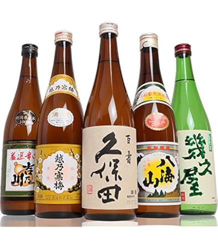 Amazon.co.jp: 新潟の有名銘酒 飲み比べセット 720 ml×3本 越乃寒梅 灑