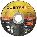 3M Cubitron II Cut-Off Wheel T27, Ceramic Grain, 4-1/2 Diameter x 1/8 Width, 36 Grit, 7/8 Center Hol