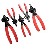 ATE Pro. USA 31054 Plier and Snap Ring Set, 5 Piece [並行輸入品]