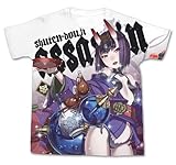 コスパ Fate Grand Order アサシン 酒呑童子 フルグラフィック Tシャツ WHITE XLサイズ 綿製