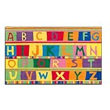 Flagship Carpets CE192-16W ABC Tapestry, Easy Cost Easy Care Washable Collection, Children's Classro