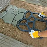 Hedea (ヘデア) DIY ガ－デニング 成型 型枠 モールド セメント レンガ ブロック 庭 歩道 通路 園路 (ランダム)