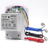 Beho-DF96D AC220V 5Aディンレールマウントフロートスイッチ3個のプローブ付き自動水位コントローラ