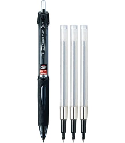 Amazon | 三菱鉛筆 パワータンク0.7ノック式 黒 (黒インク) | 油性