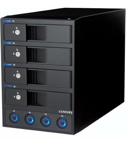 裸族のカプセルマンション 5Bay センチュリー独立電源スイッチ HDD 