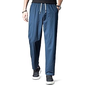 KTMOUW チノパン メンズ ゆったり イージーパンツ テーパード ワイド パンツ 大きいサイズ ズボン ロング パン…