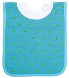 AM PM Kids! Green Dot Pullover Bib, Turquoise by AM PM Kids!