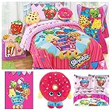 Shopkins Complete Bedding Set with Scented Pillow Buddy - Twin [並行輸入品]
