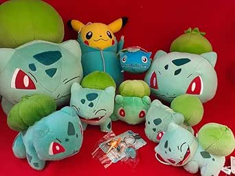 Amazon ポケモン フシギダネ フシギバナ ピカチュウ ぬいぐるみ まとめ9種セット キーホルダー リザードンぽけもん さとし 名作 ぬいぐるみ ホビー