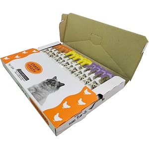 [Amazonブランド]SOLIMO ちゅ~る 猫用おやつ とりささみバラエティ 14g×30本