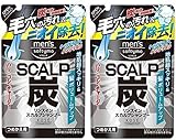【まとめ買い】KOSE メンズ ソフティモ リンスイン スカルプシャンプー (炭) つめかえ 400mL【×2個】