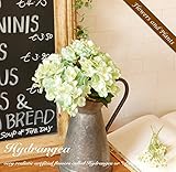 ハイドレンジア あじさい 造花 アレンジ 花器 セット 1 CT触媒 グリーン グリーン 花 フェイクフラワー 紫陽花 緑