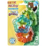 Nuby 冷やしても使える　歯固め　3個パック　3pk Kool Soother Teether (3m) Boy [並行輸入品]