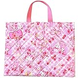 キルトレッスンバッグ ぼんぼんりぼん トートバッグ お道具箱入れ 女児 女の子 fo-067965