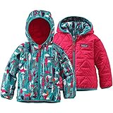 【正規取扱店製品】patagonia パタゴニア ベビーリバーシブルパフボールジャケット 60188 パインフレンズ/エピックブルー 5T