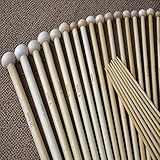 Dagly(TM) 36玉/ 18サイズ炭化竹かぎ針編みの針シングルヒントポイント針手縫いキットを設定しました