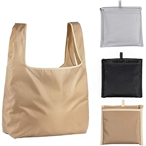 エコバッグ 折りたたみ買い物袋 三個セット 大袋 コンビニバッグ 撥水生地ポッケト 大容量 軽量 収納 防水素材