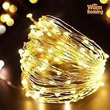 LED Christmas Lights - Upgraded 32 Ft LED String Lights Waterproof & SMD Cooper LED Lighting for D?c