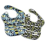Bumkins DC Comics Super Bib, Batman Print, 6-24 Months, 2 Pack by Bumkins [並行輸入品]